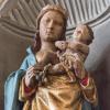 Vierge à l'enfant. Détail
