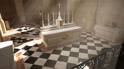 Intérieur de l’abbatiale d’Abbecourt